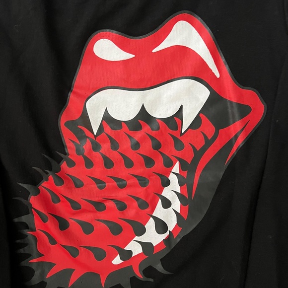 THE ROLLING STONES Halloween Vampire Spike Pullover Sweatshirt - Picture 3 of 6